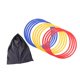 thumbnail image 4 of 12 piezas de aros de agilidad para ejercicios de velocidad, equipo de entrenamiento portátil y versátil. 30 cm, 4 of 9