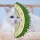 thumbnail image 1 of Juguetes Para Frotar Juguetes para frotar gatos con forma de Durian, cepillo para frotar la cara, suministros para mascotas (verde) Wdftyju Libre de BPA, 1 of 3