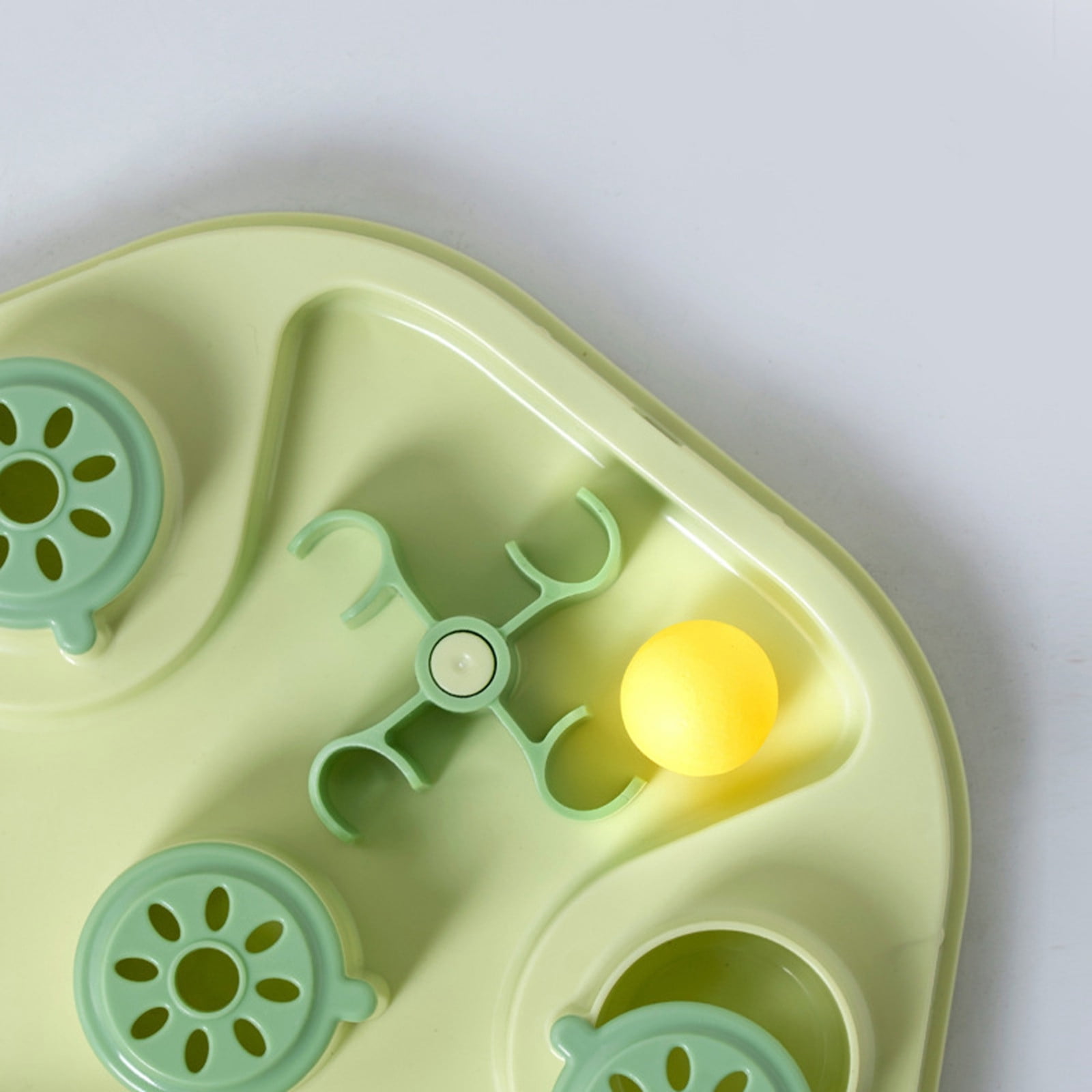 Interactive Cat Slow Feeder Puzzle Bowl Visible Dispensing Enrichment Toy for Mental Stimulation Anxiety Relief Indoor Cats