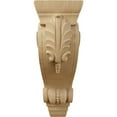 thumbnail image 2 of Ekena Millwork 4 3/4"W x 8"D x 13 1/4"H Large Fig Leaf Corbel, Cherry, 2 of 4