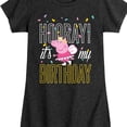 thumbnail image 3 of Peppa Pig - Birthday - Girls Toddler And Youth Fitted Short Sleeve Tee, 3 of 5