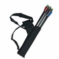 thumbnail image 1 of Hunting Archery Quiver 3 Tubes Quiver Arrows Holder Portable Back for Archery Pouch Wear-resistant Hunting Accessories, 1 of 5