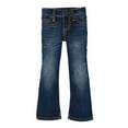 thumbnail image 2 of Wrangler Bootcut Dark Wash Stitch Patch - Kids Girls Jeans - 09Mwgms, 2 of 2
