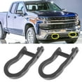 thumbnail image 2 of Pair of Black Tow Hooks Fit for GMC Sierra 1500, Chevrolet Silverado 1500 2007-2019, 2 of 6