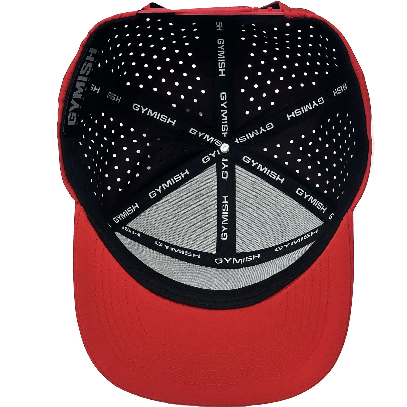 Gymish Alpha Workout Hats for Men - Breathable, Moisture-Wicking, Adjustable Athletic Caps