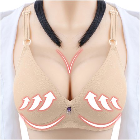 

UDAXB Lingerie Women s Bra Wire Underwear One-Piece Bra Everyday Underwear