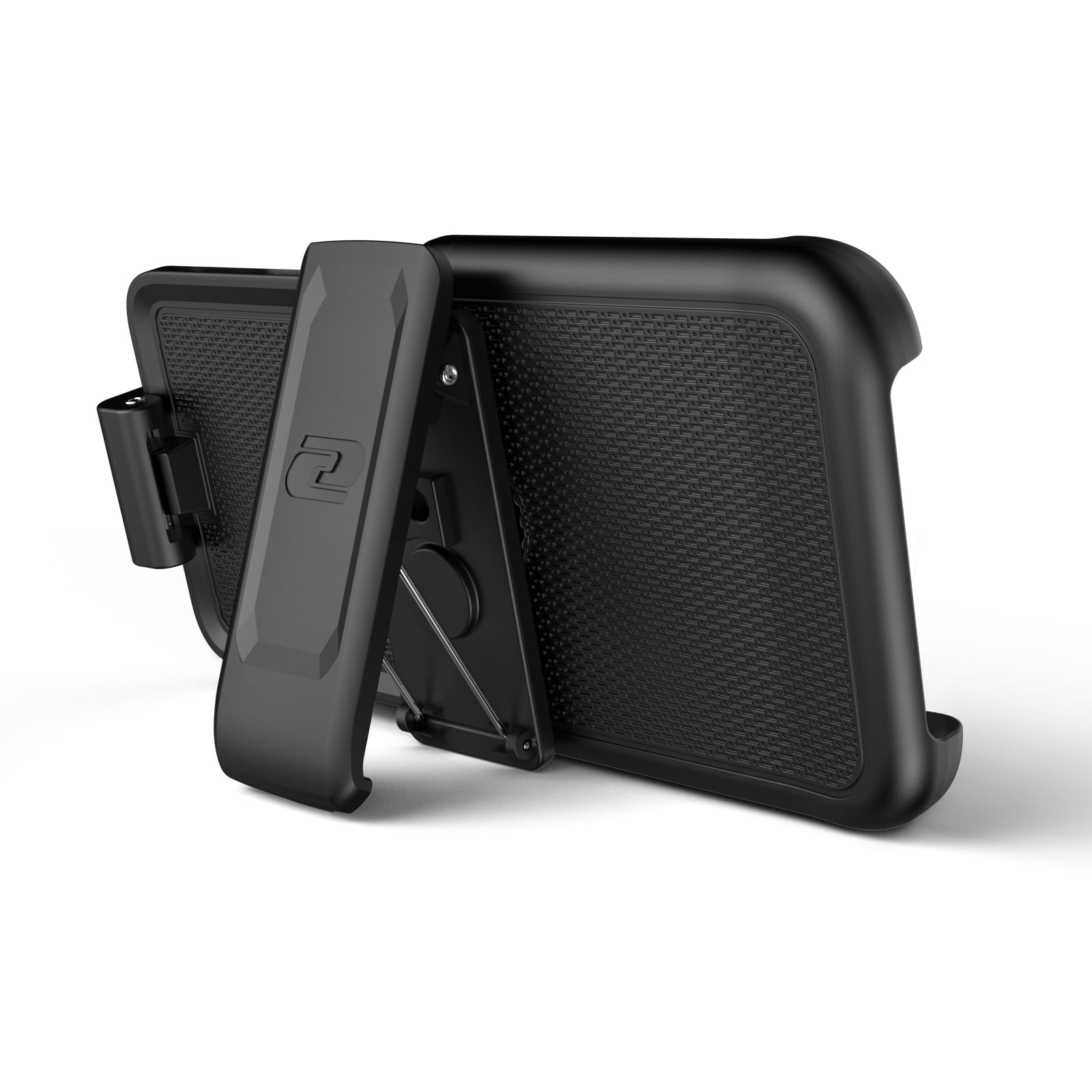 Encased Apple iPhone 11 Belt Clip Holster Case (2019 Scorpio Armor) Heavy Duty Rugged Protective Cover with Holder (Black)