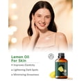 thumbnail image 3 of Lemon Essential Oil Pure, Mumianhua Natural Lemon Oil Undiluted for Aromatherapy, Diffuser, Massage, Laundry, Cleaning, DIY Soaps, Candles 100ml with Dropper, 3 of 3