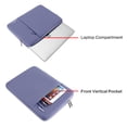 thumbnail image 3 of Funda MOSISO para portátil, poliéster, 16 pulgadas, gris lavanda, 3 of 7