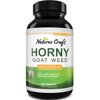 Horny Goat Weed for Men 1000mg Male Enhancement Pills 60ct - Natural Horny Goat Weed Herbal Supplement with Maca Root and Tongkat Ali Powder - Testosterone Booster for Male Performance, Energy Stamina