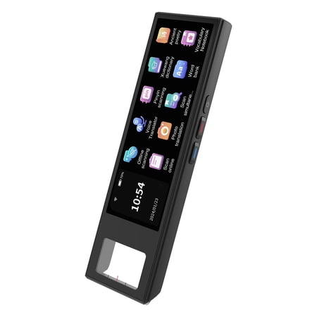 YAHHU Scan Translation Pen 142 Language Voice Translator Device with 5.0 inch / 12.7 cm Touchscreen, Offline OCR Text to Speech for Study Travel Business, Pearlescent Black