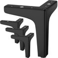 thumbnail image 1 of Set of 4 Furniture Legs Load Up To 800Kg, 10Cm Modern Metal Triangle Shaped Table Leg, Hairpin Furniture Leg for Cupboard, Sofa, 1 of 5