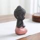 thumbnail image 5 of Escultura de meditación de estatua de Buda de cerámica, para bandeja de té Pet-amarillo Afortunado Sencillez, 5 of 5