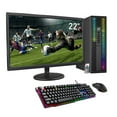thumbnail image 1 of HP EliteDesk Desktop RGB Lights Computer Intel Core i5 4570 3.2 GHz 16GB RAM 256GB SSD, 22 Inch Monitor (HDMI), Win 10 Pro WiFi, Gaming PC Keyboard, Mouse - Refurbished, 1 of 5