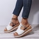 thumbnail image 4 of Sandalias de tacón de cuña Sandalias de color sólido con boca de pez de fondo grueso para mujer Wmkox8yii  ytu1130, 4 of 6