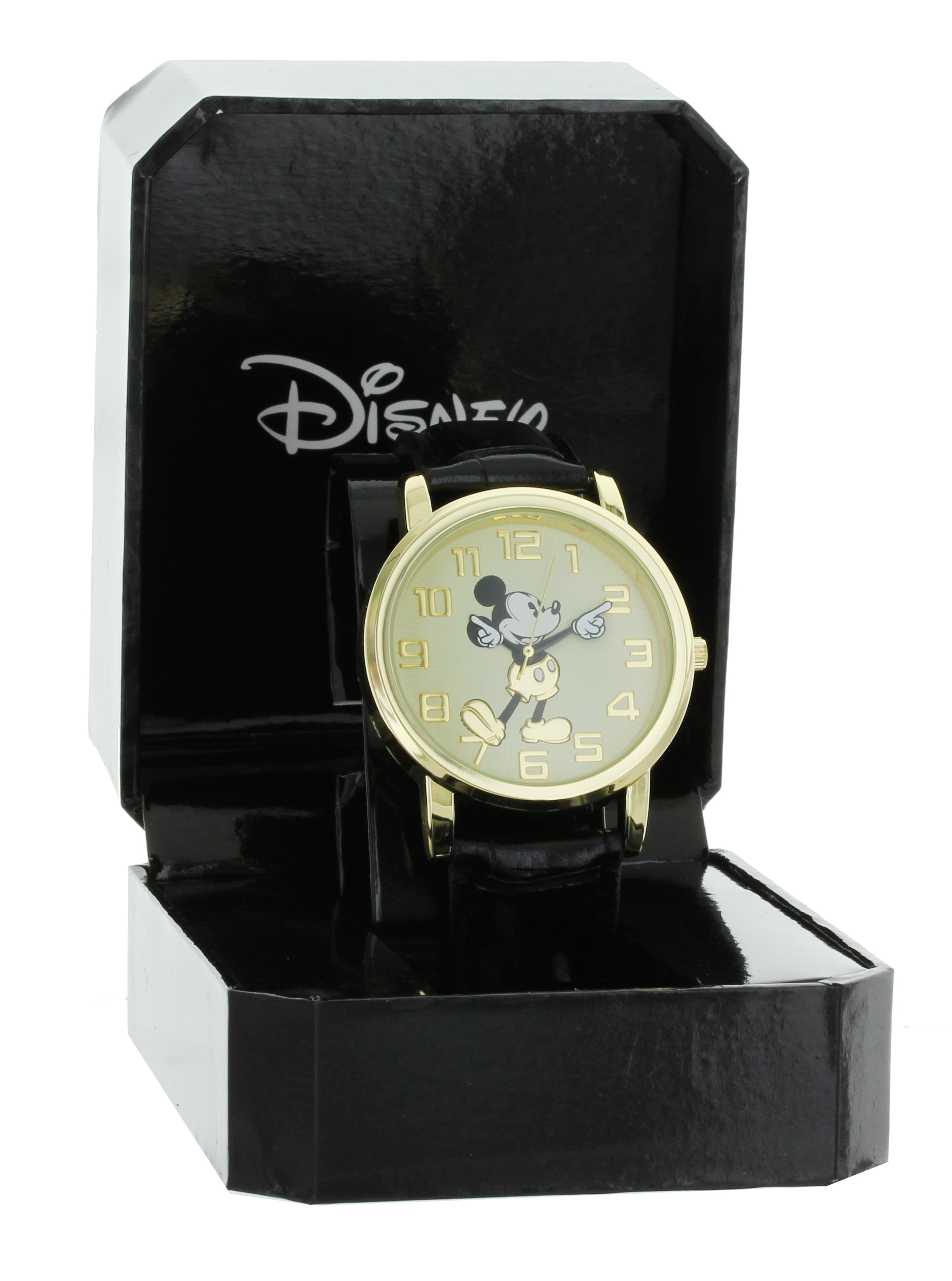 MICKEY MK−565E MICKEY MK−565E Man's Mickey Mouse Watch Gold and