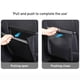 thumbnail image 3 of Kenally Cubo de basura de coche de cuero Artificial, reemplazo portátil, revestimiento impermeable, accesorios de caja de basura automotriz con Ventana automotriz Negro Kenally VI018007-01B, 3 of 6