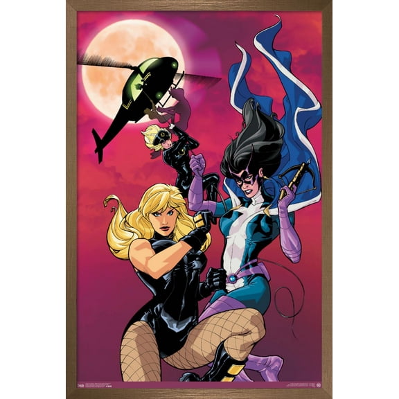 DC Comics - Birds of Prey - Birds of Prey #92 Wall Poster, 14.725" x 22.375", Framed