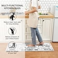 thumbnail image 5 of Kitchen Rules Kitchen Mats Set of 2 Farmhouse Kitchen Mats Washable Kitchen Floor Mats Anti Fatigue Kitchen Rugs with Funny Quotes for Home Office Bathroom Entryway Decoration, 5 of 6