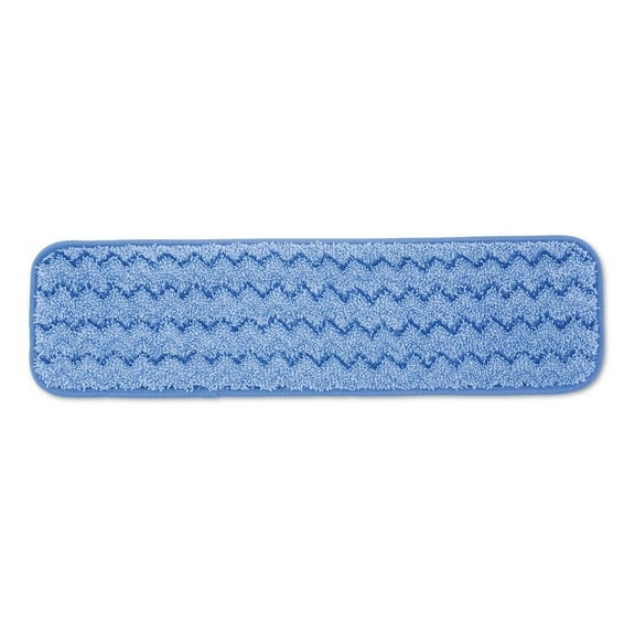 Smallzonex HYGEN 18" Microfiber Wet Mop Pads - Heavy Duty Cleaning, Blue 12 Pack