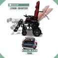 thumbnail image 4 of ComfyGO Fauteuil Roulant Électrique, Fauteuils Roulants Pliants Légers, Fauteuil Roulant Motorisé, Capacité Maximale de 286 Lb, Siège de 18 Pouces, 4 of 5