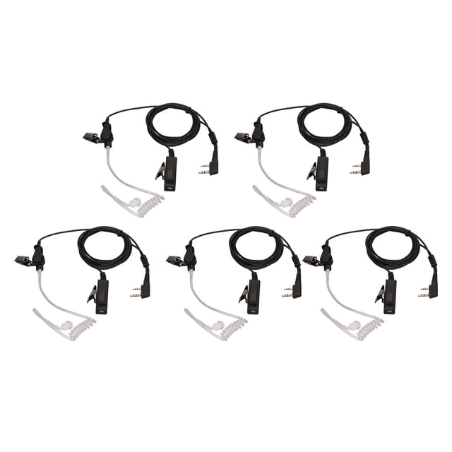 Walkie Talkie Earpiece K Head 2 Pin Redución de Ruido Auricador de Radio Con Micrófono para BF 888S BF 777S BF 666S BF UV5R