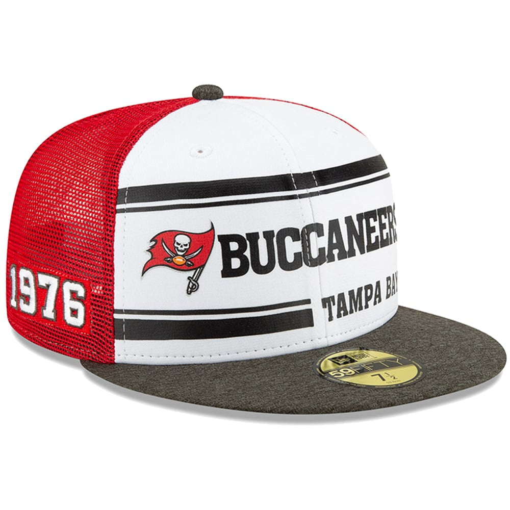 Men's New Era White/Pewter Tampa Bay Buccaneers 2019 NFL Sideline Home