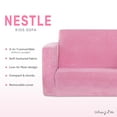thumbnail image 6 of Dream On Me Nestle Kids Single Flip Out Sofa, Pink, 6 of 15