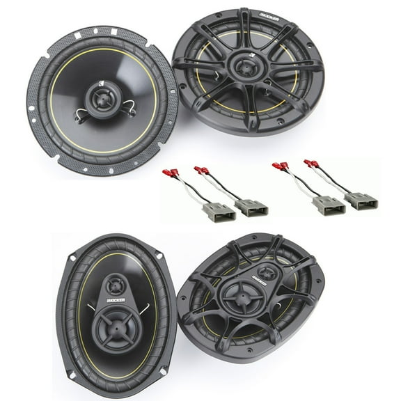 Kicker Honda Accord 90-09 46CSC654 6.5", 6x9" Speakers & Replacement Harness