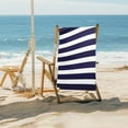 thumbnail image 4 of Litrail Oversized Striped Beach Towel - Extra Large Polyester Quick-Drying Sand Resistant, Adult Unisex Pool Towel for Travel, Camping & Vacation, 4 of 6