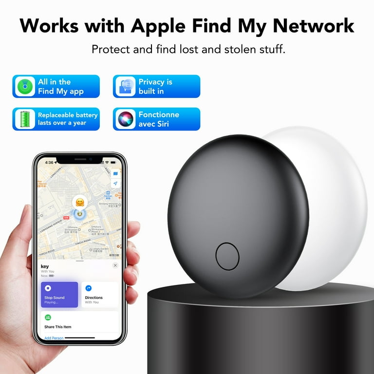 Air Tracker, Bluetooth Tracker Tag-4 Pack, Item Finder Works