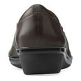 thumbnail image 6 of clarks women's everlay iris slip-on loafer, brown leather, 5 m us, 6 of 8