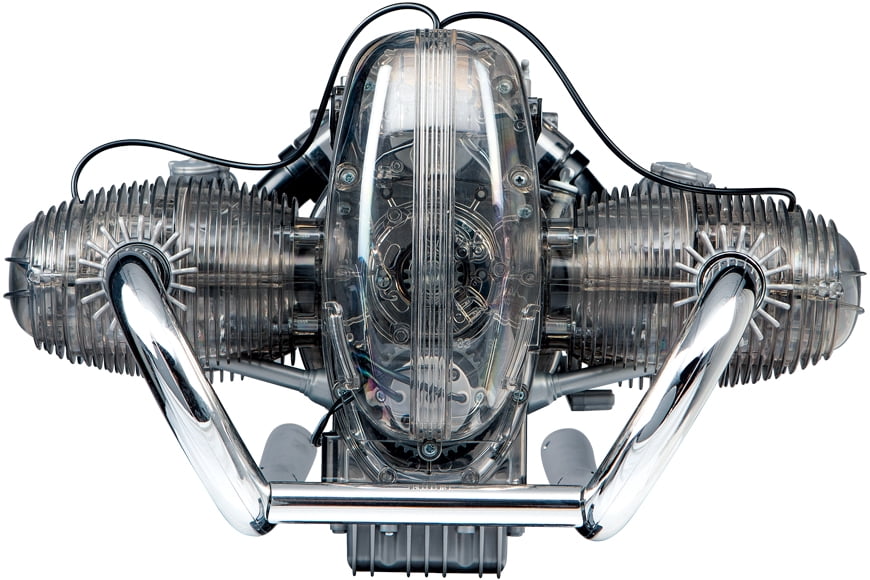 BMW R/90-S Flat Twin Engine Model Kit with Collector's Manual