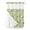 Beige, variant on No Hook Shower Curtain with Snap-in Liner, Spring Leaves Waterproof Fabric Bathroom Curtains, Pastoral Garden Botanical Watercolor Bath Curtains & Mesh Top Window Stand Up Stall 36"x72"