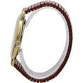 thumbnail image 3 of Blekon Original Women Super Large 43mm White Face Stainless Steel Stretch Band Watch Analog Display, 3 of 6