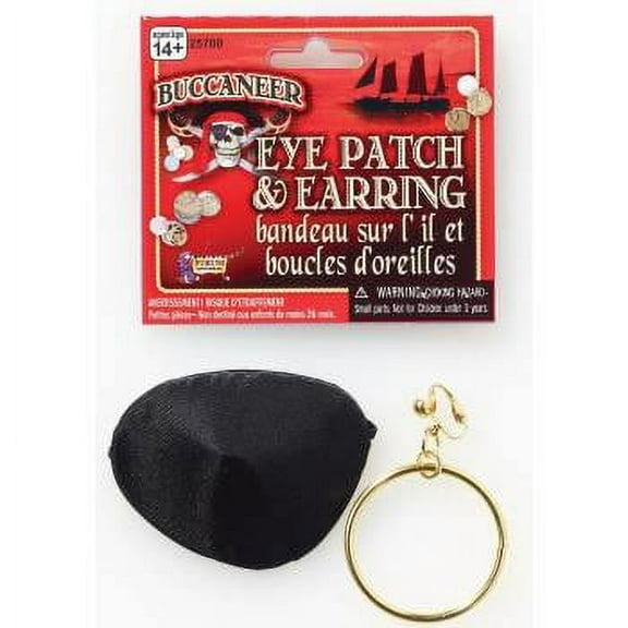 PIRATE EARRING & EYEPATCH SET