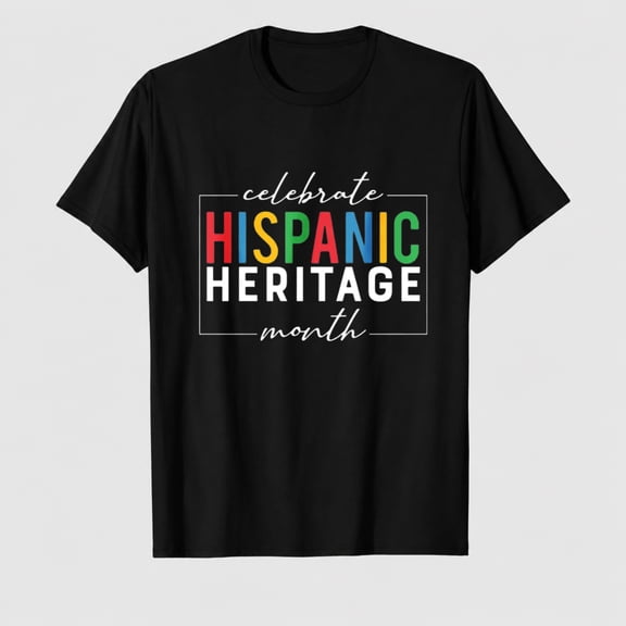 AMWIPE Hispanic Heritage Month Shirt Hispanic Heritage Month Tees Latino Celebrate Shirt Mexican T-Shirt