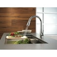 thumbnail image 6 of Delta Essa Single Handle Pull-Down Kitchen Faucet in Chrome 9113-DST, 6 of 7