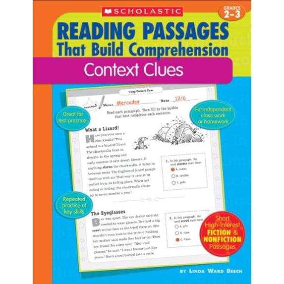 Pre-Owned Reading Passages That Build Comprehension: Context Clues Grades 2-3 (Paperback) 0439554268 9780439554268