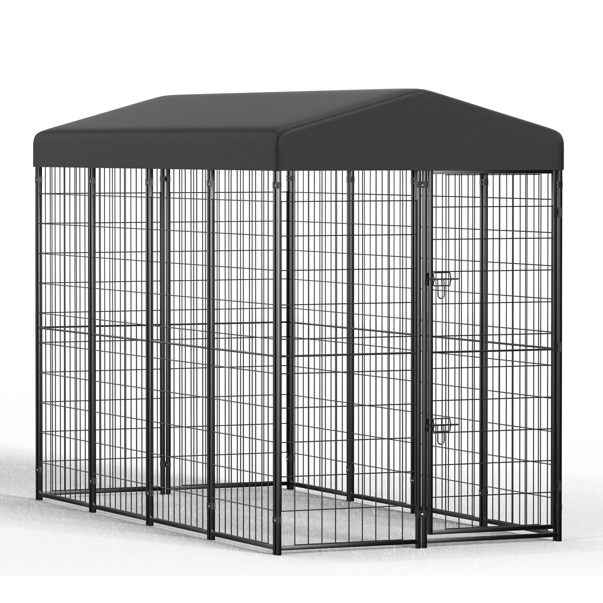 Vipuse 8'x4'x6' Large Outdoor Dog Kennel with Waterproof Roof photo 6