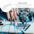 thumbnail image 3 of AURARMLET White Silicone Rubber Cable Protection Sleeve Wire Protector Hose Pipe 2pcs, 3 of 6