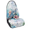 thumbnail image 2 of XYZCANDO Watercolor Sea Turtle Hibiscus Car Seat Towel Cover - Sweatproof Waterproof Seat Protector, Universal Fit for Cars, Trucks, SUVs - Moisture-Wicking Beach Style Accessory, 2 of 9