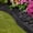 Black, variant on GroundSmart SmartLoc Ripple Edge Landscape Edging, 2' Black Rubber Garden Edging Border, 6 pack