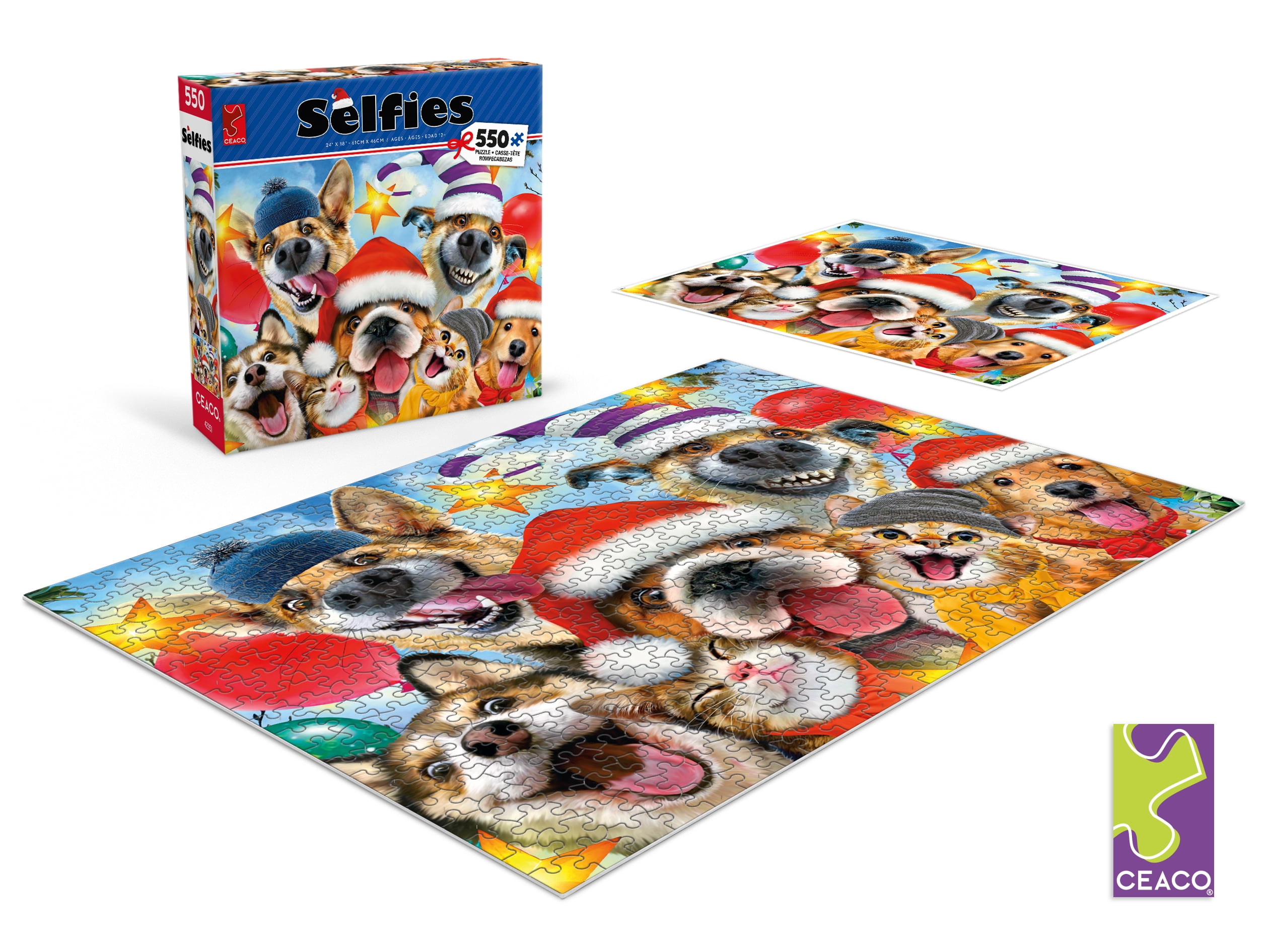 Ceaco Cats and Dogs Disney 550 Piece Interlocking Jigsaw Puzzle