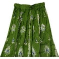 thumbnail image 2 of Tie Dye Yoga Trend Women's Sequined Crinkle Broomstick Gypsy Long Skirt, 2 of 2