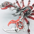 thumbnail image 4 of Maqueta 3D de metal Scorpion King Red DIY con herramientas para mayores de 14 años, 4 of 7