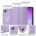thumbnail image 3 of MoKo Case for Galaxy Tab A11+ Plus/A9+ 11-inch 2026/2024, Slim Stand Protective Smart Cover with Hard PC Translucent Back Shell for Galaxy Tab A11+/A9 Plus Tablet, Auto Wake/Sleep, Black, 3 of 8