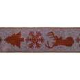 thumbnail image 2 of Vickerman 4" x 10 Yards Red Tree, Snowflake, and Deer Pattern Christmas Ribbon, 2 of 3