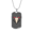 Military Chain (Gold), variant on Capricorn Sea Goat Head Zodiac Dog Tag Necklace Stainless Steel 24" Chain Silver Tone or Gold Tone