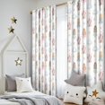 thumbnail image 5 of Blackout Kids Curtains,White Princess Castle Pattern Childrens Insulated Curtains Set Of 2,Bedroom Essentials,Toddler Room Decor 52"x84", 5 of 5